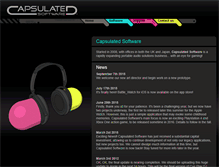 Tablet Screenshot of capsulatedsoftware.com